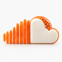 SoundCloud logo as candy