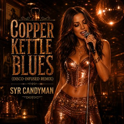 Copper Kettle Blues disco infused remix album cover